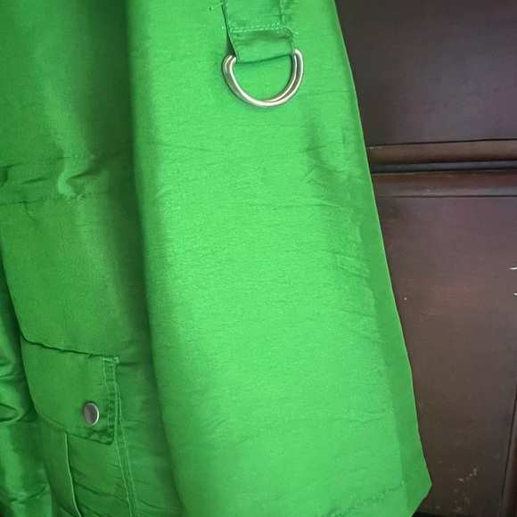Jaclyn Smith Vibrant Kelly Green Windbreaker Jacket – Size XL - Picture 4 of 9
